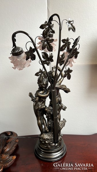 L&S Des Arts - Auguste Moreau szobros klasszikus stílusú asztali lámpa