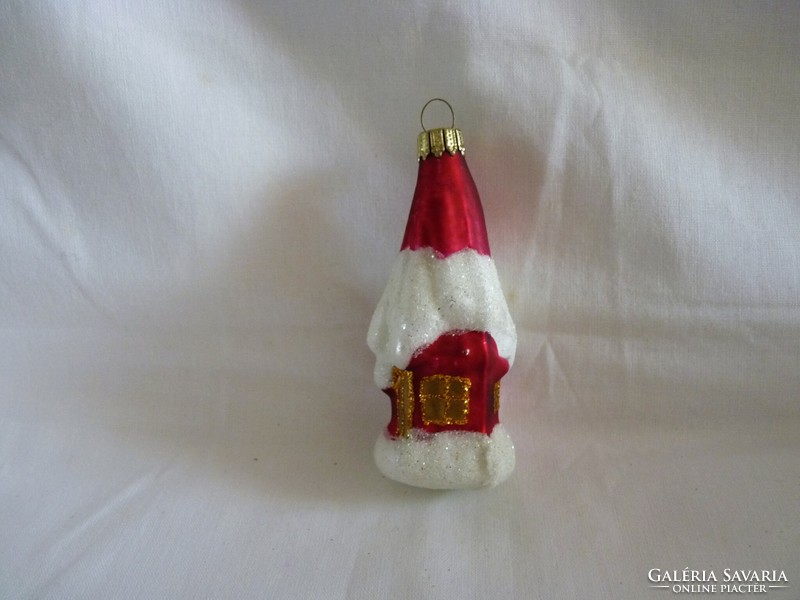 Retro-style glass Christmas tree decoration - 