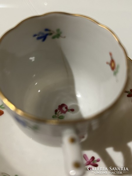 Ó-Herendi porcelán kávéskészlet 6 személyre