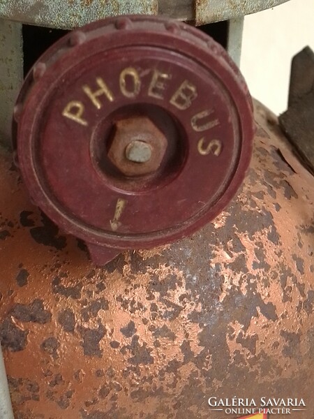 Very rare antique old phoebus 615 kerosene gas lamp, collectible