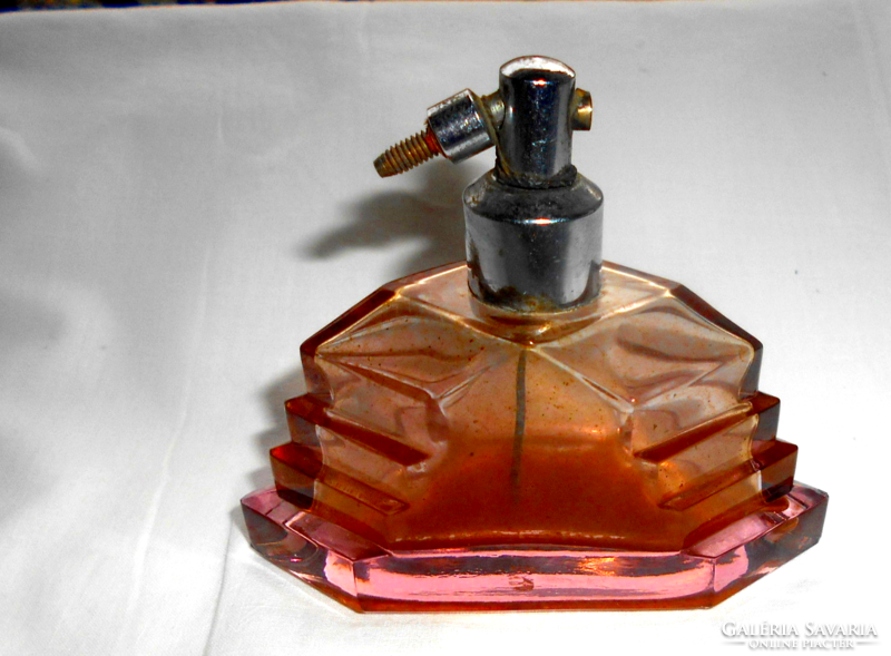 2 0-as évek  art-deco illatszeres  üveg