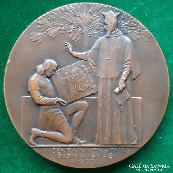 Lajos Berán: péter pázmány 1935, bronze medal