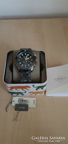 New fossil fb-01 chronograph divers, full ceramic