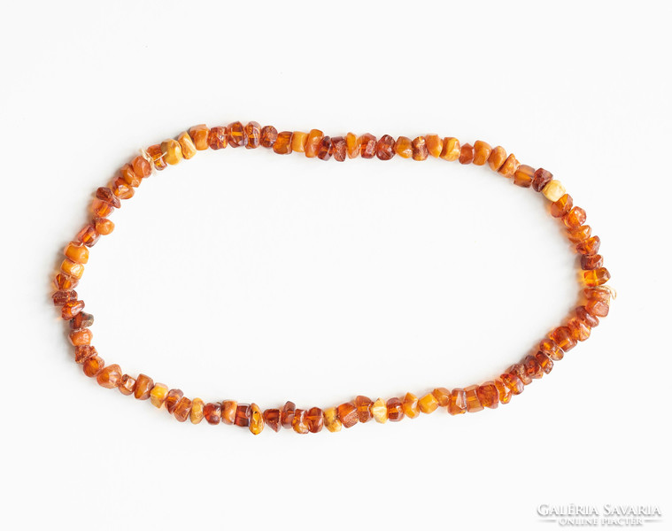 Amber necklace - natural rustic amber stone pieces