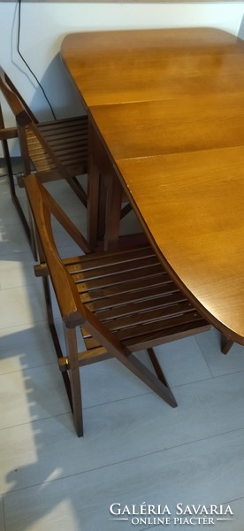 Folding dining table with 4 chairs sale!!