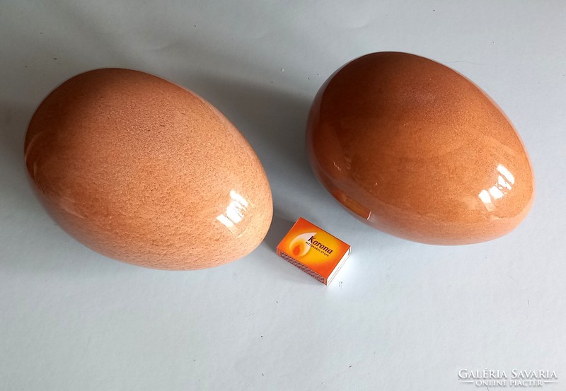 Huge Italian modernist ceramic egg negotiable design