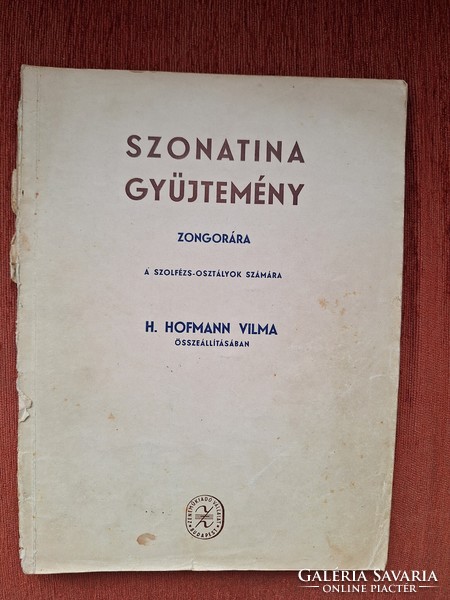 Szonatina-gyűjtemény zongorára H.Hoffmann Vilma /összeáll./