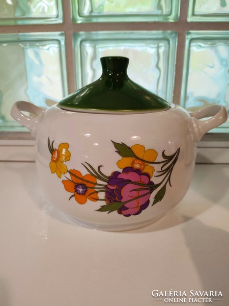 Rare Alföldi porcelain soup bowl