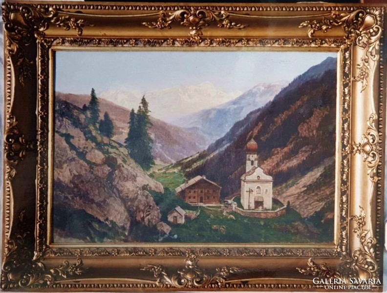 Konrad Petrides (1863, Vienna - 1943, Vienna) : Austrian landscape