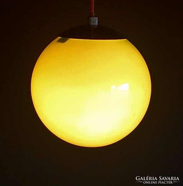Bauhaus kiwi zöld Muránói üveg búrás mennyezeti lámpa ALKUDHATÓ