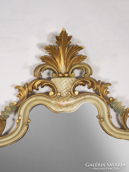 Velencei stílusú tükör aranyozott részletekkel