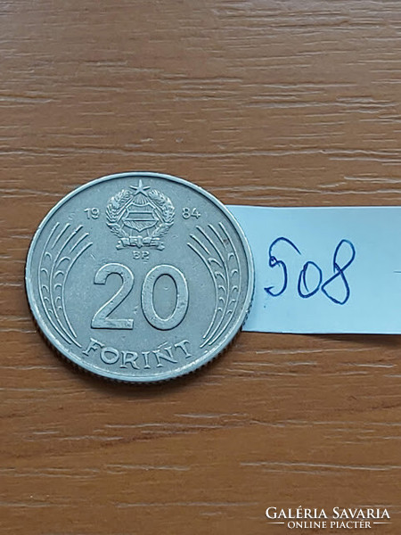 Hungarian People's Republic 20 forints 1984 copper-nickel 508