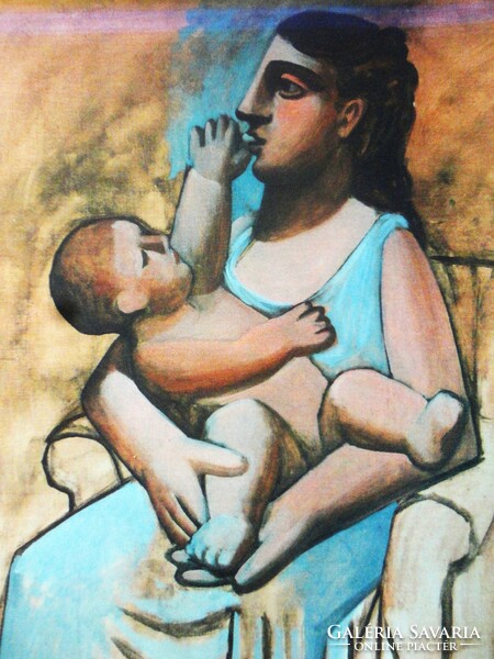 Mother Picasso with her child