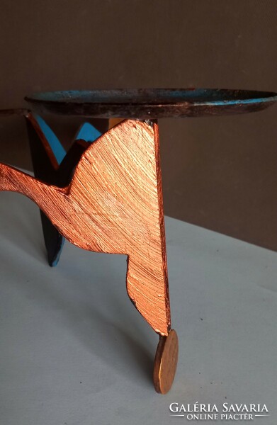 Popart iron wall candle holder negotiable design