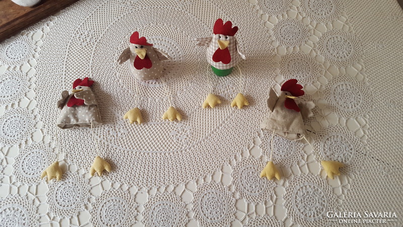 4 Pcs. Easter hen egg warmer, egg hat decoration