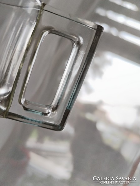 Glass cup, glass - Bauhaus style