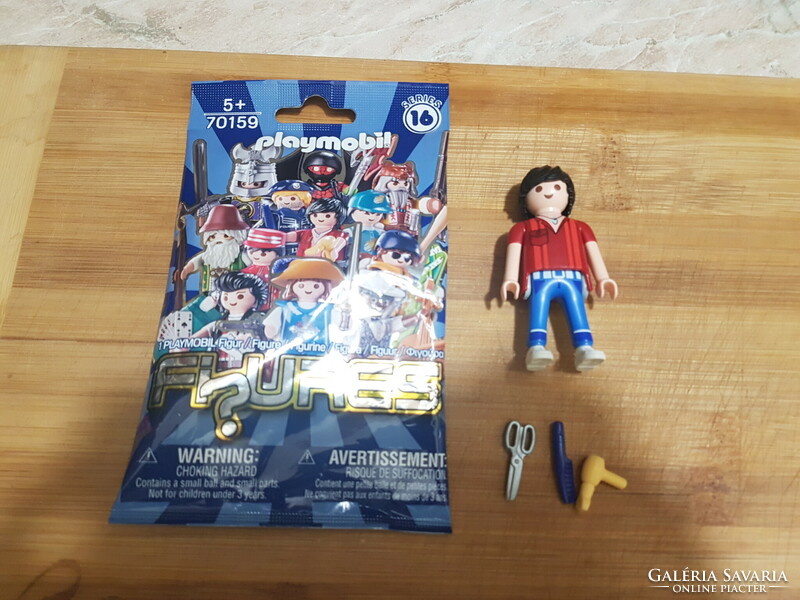 Playmobil 70159 Fodrász Figura ÚJ