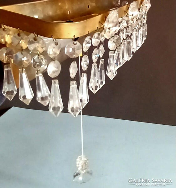 Kristaly fali lámpa Hollywood regency ALKUDHATÓ design