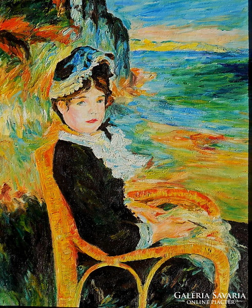 Augusta Renoir copy mid 20th century with invoice