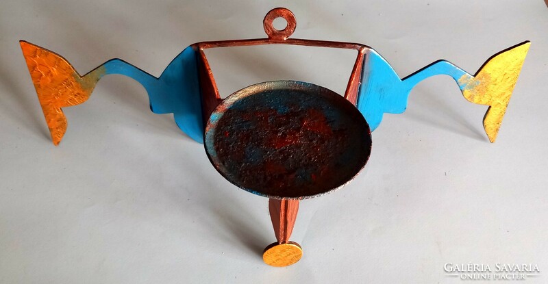 Popart iron wall candle holder negotiable design