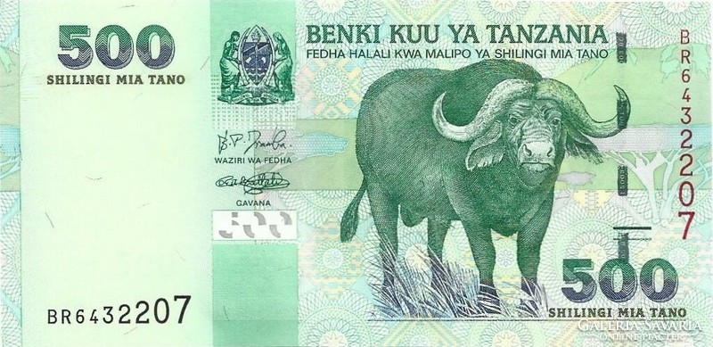 500 shillingi 2003 Tanzánia UNC