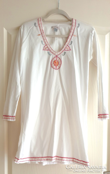 Beaded, embroidered summer tunic, size s-m
