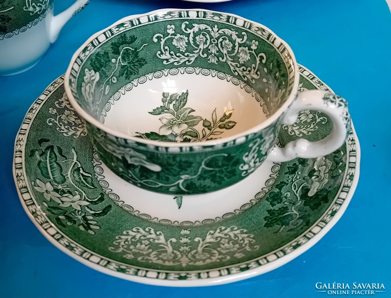 Angol SPODE design teás kávés készlet , hiányos