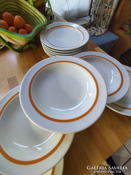 6 személyes retro Alföldi porcelán tányér készlet