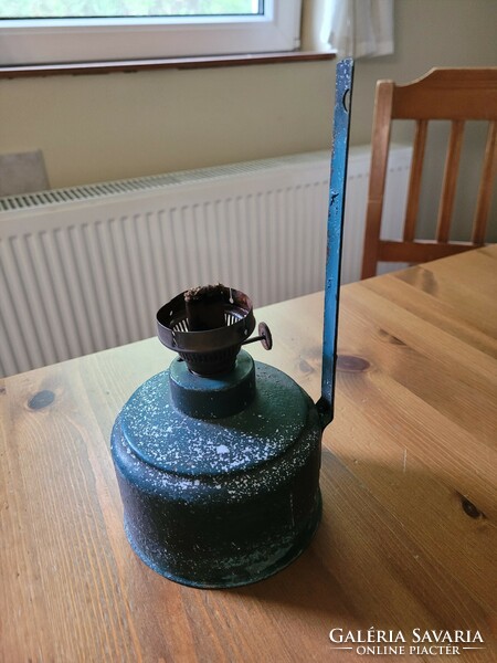 Old antique kerosene lamp.