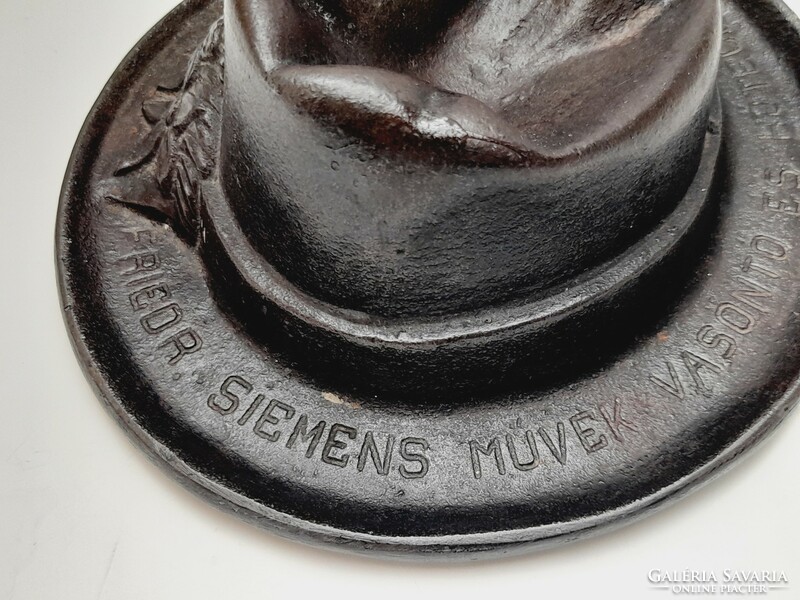 Friedr. Siemens művek iron casting and heat engineering factory rt. Iron hat, 15.5 cm