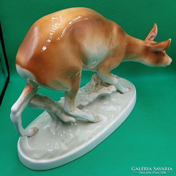 Karl wanke royal dux deer figure 26x20 cm