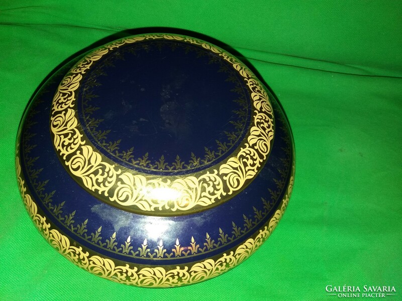 Old oriental character and atmosphere tchibo coffee metal plate painted box according to beautiful pictures