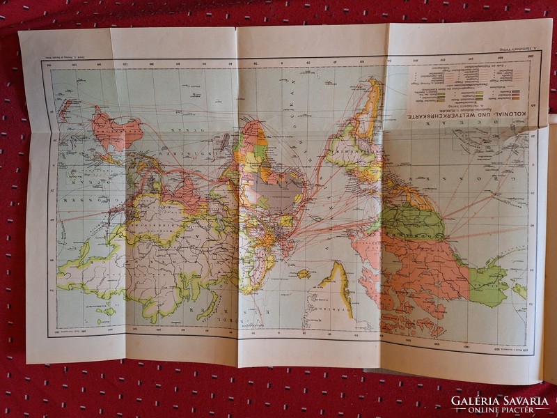 HAJÓSOKNAK! 1913 ! komoly  német nyelvű,3 térképpel - HAJÓZÁS ÉS TENGERÉSZET-Schiffahrt und Seewesen