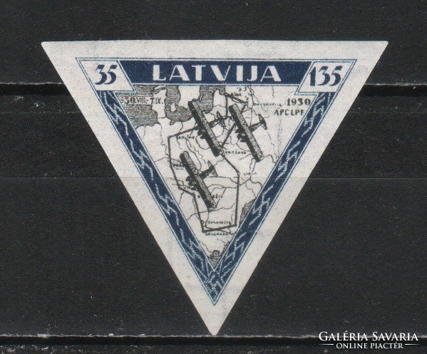 Latvia 0047 mi 227 b postal clear EUR 45.00