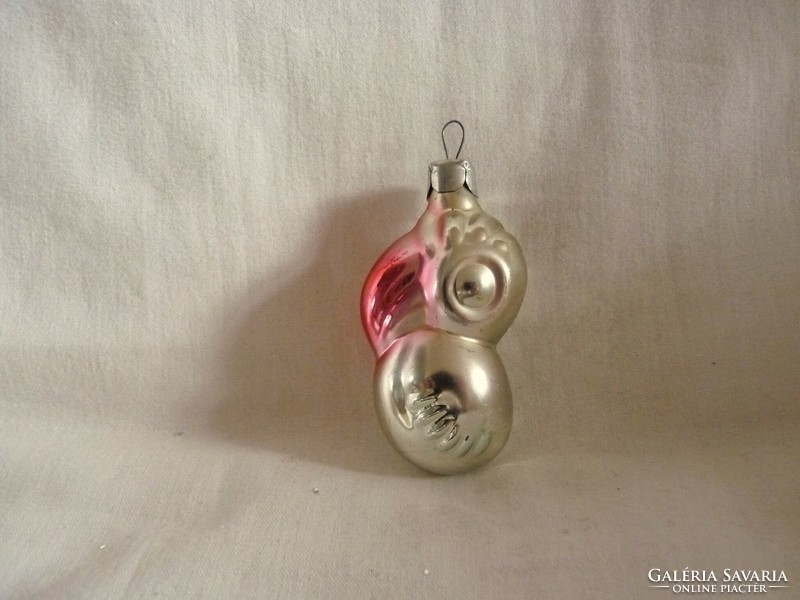 Old glass Christmas tree decoration - parrot!