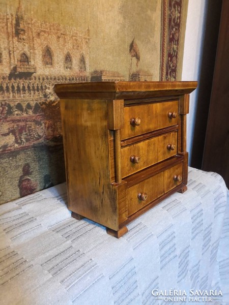 Mini antique chest of drawers