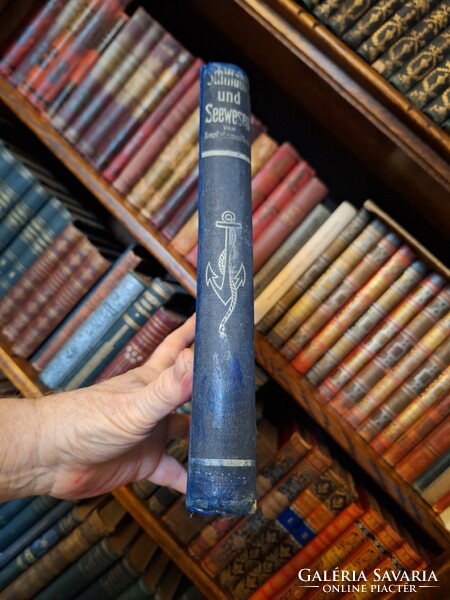 For sailors! 1913! Serious in German, with 3 maps - shipping and seafaring-schiffahrt und seewesen