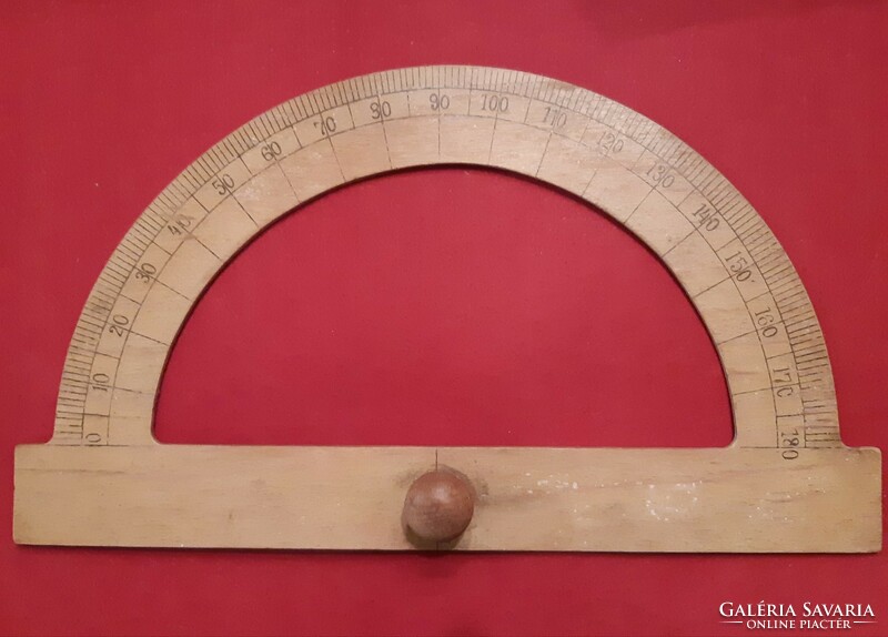 School protractor, ruler, blackboard protractor ruler