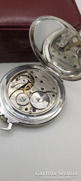 Very nice (900) silver omega pocket watch