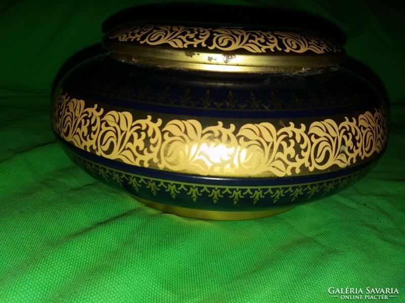 Old oriental character and atmosphere tchibo coffee metal plate painted box according to beautiful pictures