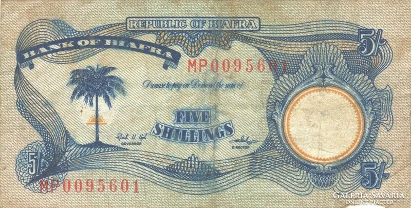 5 shilling 1968 Biafra