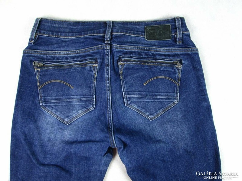 EREDETI G-STAR RAW MIDGE ZIP MID SKINNY (W27) NŐI SZTRECCSES FARMERNADRÁG