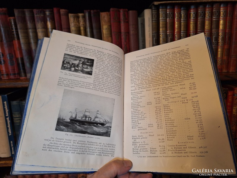 HAJÓSOKNAK! 1913 ! komoly  német nyelvű,3 térképpel - HAJÓZÁS ÉS TENGERÉSZET-Schiffahrt und Seewesen