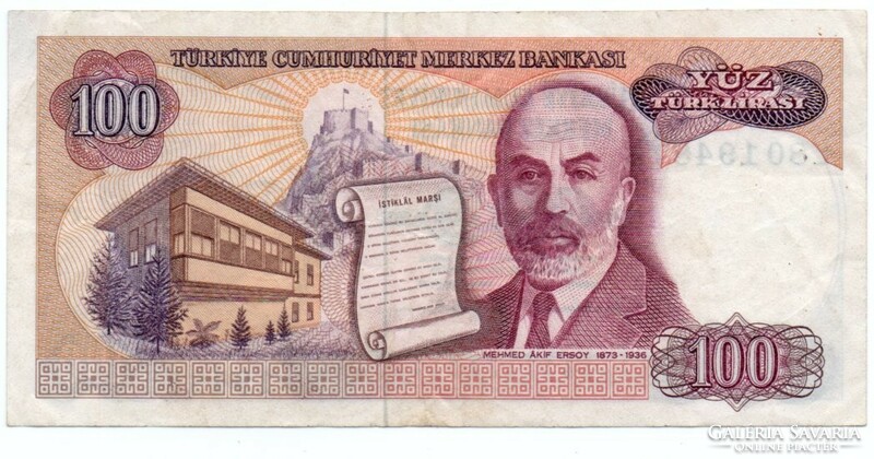 100 Lira 1970 Turkey