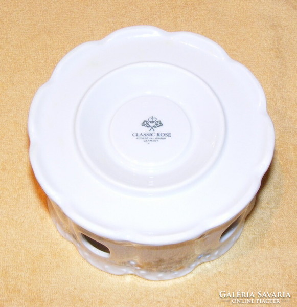Rosenthal classic rose porcelain warmer, keeping warm