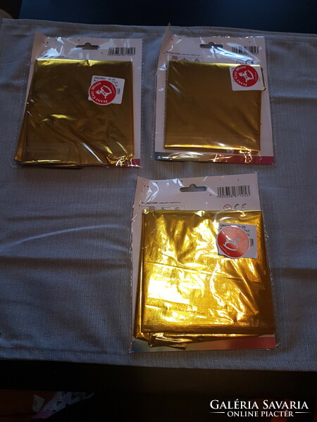 Arany színű 4-es számú Héliumos lufik bontatlan csomagolás