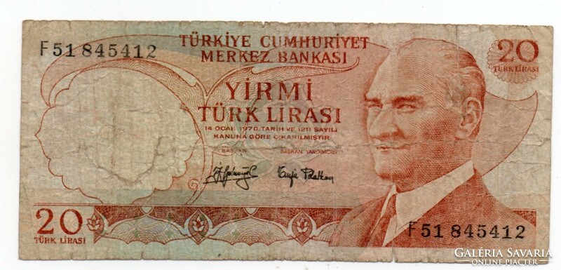 20   Líra  1970      Törökország