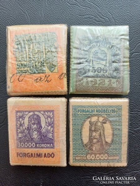 Hungarian tax and duty stamp bundles