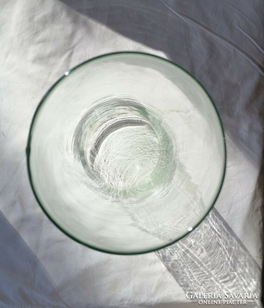 40.5 cm high, thin village, light cylindrical glass vase
