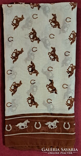 Equestrian women's shawl, stole (l4611)